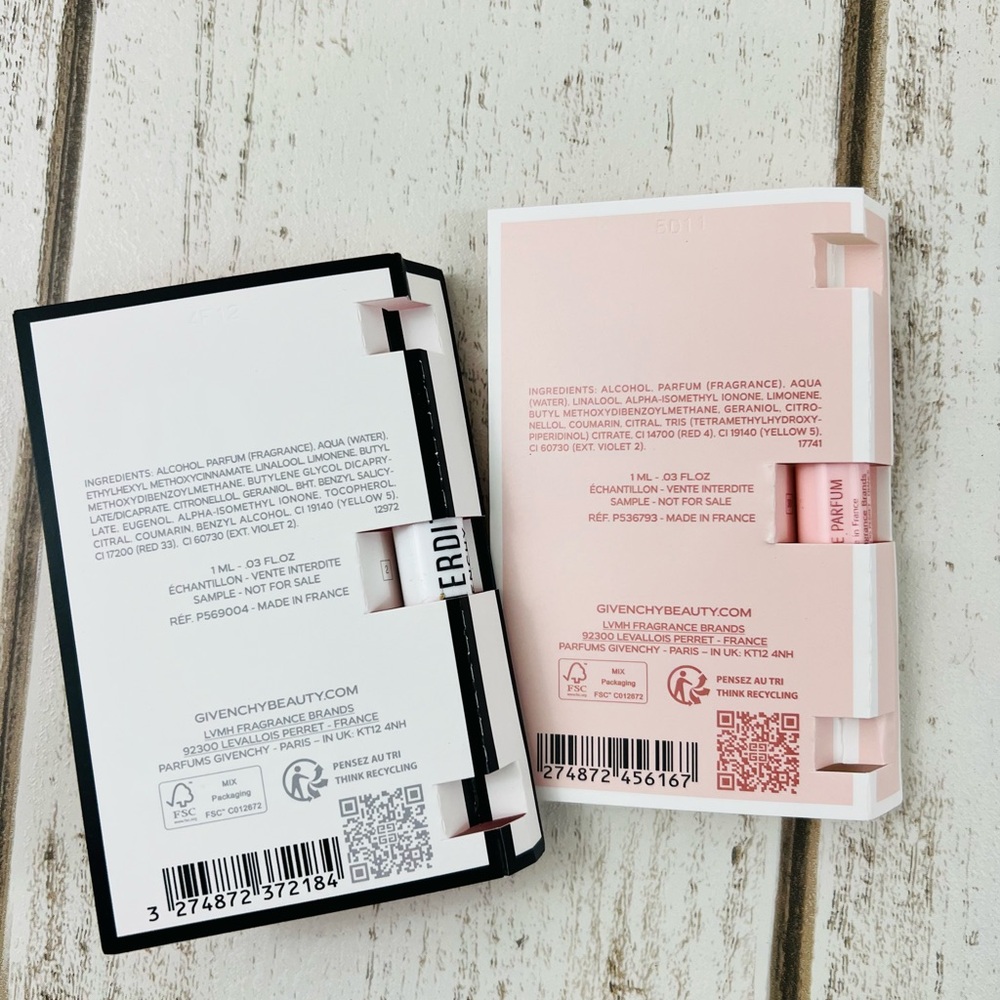 Givenchy Irresistible & L’inderdit Parfume Sample Spray Bundle - Picture 6 of 6